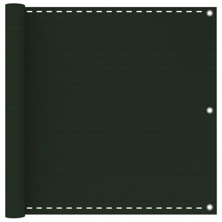 Toldo para balcón HDPE verde oscuro 90x400 cm de vidaXL, Sombrillas - Ref: Foro24-310973, Precio: 20,21 €, Descuento: %