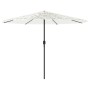 Garden umbrella with white steel pole 388x388x248 cm by , Umbrellas - Ref: Foro24-4005116, Price: 133,34 €, Discount: %