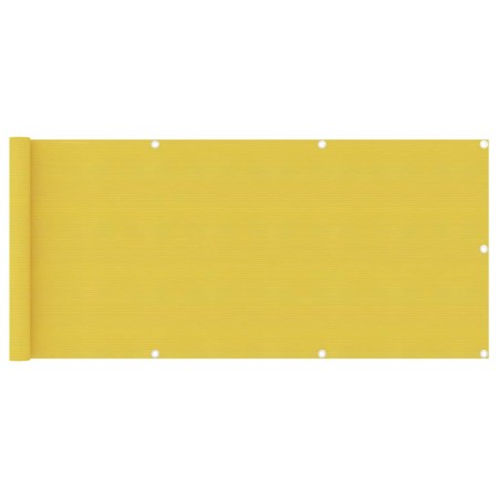 Toldo para balcón HDPE amarillo 75x500 cm de vidaXL, Sombrillas - Ref: Foro24-310994, Precio: 11,99 €, Descuento: %