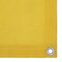 Toldo para balcón HDPE amarillo 75x500 cm de vidaXL, Sombrillas - Ref: Foro24-310994, Precio: 11,99 €, Descuento: %