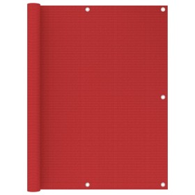 Toldo para balcón HDPE rojo 120x300 cm de vidaXL, Sombrillas - Ref: Foro24-311012, Precio: 13,43 €, Descuento: %