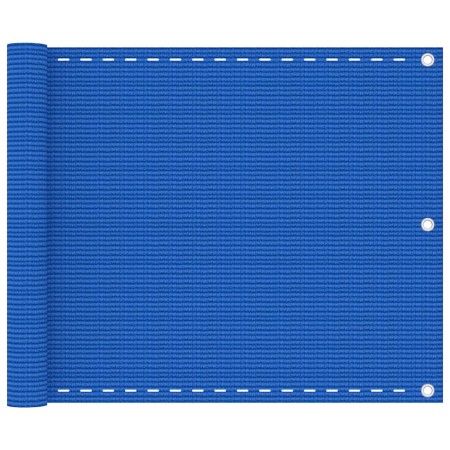 Toldo para balcón HDPE azul 75x300 cm de vidaXL, Sombrillas - Ref: Foro24-310980, Precio: 16,47 €, Descuento: %