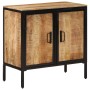 Aparador de madera maciza de mango rugosa 70x35x70 cm de , Aparadores - Ref: Foro24-374080, Precio: 201,28 €, Descuento: %