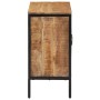 Aparador de madera maciza de mango rugosa 70x35x70 cm de , Aparadores - Ref: Foro24-374080, Precio: 201,28 €, Descuento: %