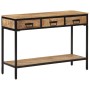 Mesa consola madera maciza de mango rugosa 100x35x70 cm de , Mesas auxiliares - Ref: Foro24-374077, Precio: 160,51 €, Descuen...