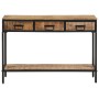 Mesa consola madera maciza de mango rugosa 100x35x70 cm de , Mesas auxiliares - Ref: Foro24-374077, Precio: 160,51 €, Descuen...