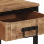 Mesa consola madera maciza de mango rugosa 100x35x70 cm de , Mesas auxiliares - Ref: Foro24-374077, Precio: 160,51 €, Descuen...