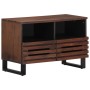 Mueble de TV madera maciza mango marrón 70x34x46 cm de , Almacenamiento para CD y DVD - Ref: Foro24-377443, Precio: 111,26 €,...