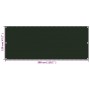 Dark green HDPE balcony awning 120x300 cm by vidaXL, Umbrellas - Ref: Foro24-310976, Price: 20,99 €, Discount: %