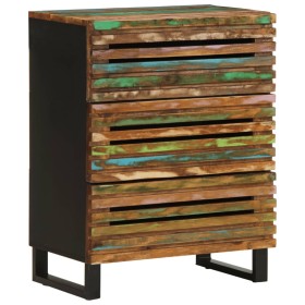 Solid acacia wood sideboard 60x34x75 cm by , Lockers and storage cabinets - Ref: Foro24-377455, Price: 140,43 €, Discount: %