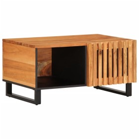 Solid acacia wood coffee table 80x51x40 cm by , Coffee table - Ref: Foro24-377457, Price: 135,99 €, Discount: %