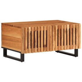 Mesa de centro madera maciza de acacia 80x51x40 cm de , Mesas de centro - Ref: Foro24-377462, Precio: 142,99 €, Descuento: %