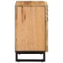 Mesita de noche de madera maciza de mango rugosa 50x34x60 cm de , Mesitas de noche - Ref: Foro24-377476, Precio: 101,99 €, De...