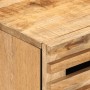 Mesita de noche de madera maciza de mango rugosa 50x34x60 cm de , Mesitas de noche - Ref: Foro24-377476, Precio: 101,99 €, De...