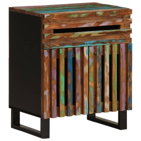 Solid acacia wood bedside table 50x34x60 cm by , Nightstands - Ref: Foro24-377495, Price: 98,23 €, Discount: %