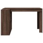 Engineered wood brown oak desk 123.5x73.5x75 cm by , Desks - Ref: Foro24-847988, Price: 105,19 €, Discount: %