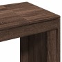 Engineered wood brown oak desk 123.5x73.5x75 cm by , Desks - Ref: Foro24-847988, Price: 105,19 €, Discount: %