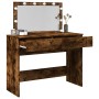 Dresser with smoked oak LED lights 100x40x120 cm by , Bedroom Dressers - Ref: Foro24-848210, Price: 131,64 €, Discount: %