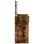 Dresser with smoked oak LED lights 100x40x120 cm by , Bedroom Dressers - Ref: Foro24-848210, Price: 131,64 €, Discount: %