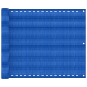 Balcony awning in blue HDPE 75x400 cm by vidaXL, Umbrellas - Ref: Foro24-310981, Price: 17,47 €, Discount: %