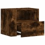 Wall-mounted bedside tables 2 units in smoked oak color 45x30x35 cm by , Nightstands - Ref: Foro24-848320, Price: 85,31 €, Di...