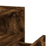 Wall-mounted bedside tables 2 units in smoked oak color 45x30x35 cm by , Nightstands - Ref: Foro24-848320, Price: 85,31 €, Di...