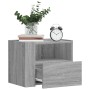 Wall-mounted bedside tables 2 units Sonoma grey 45x30x35 cm by , Nightstands - Ref: Foro24-848322, Price: 97,99 €, Discount: %