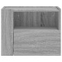 Mesitas de noche de pared 2 uds gris Sonoma 45x30x35 cm de , Mesitas de noche - Ref: Foro24-848322, Precio: 87,82 €, Descuent...