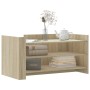 Mesa de centro madera de ingeniería roble Sonoma 100x50x50 cm de , Mesas de centro - Ref: Foro24-848348, Precio: 93,99 €, Des...