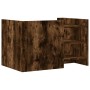 Mesa de centro madera de ingeniería roble ahumado 80x50x50 cm de , Mesas de centro - Ref: Foro24-848343, Precio: 78,02 €, Des...