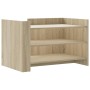 Mesa de centro madera de ingeniería roble Sonoma 80x50x50 cm de , Mesas de centro - Ref: Foro24-848341, Precio: 78,02 €, Desc...