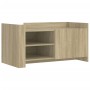 Mesa de centro madera de ingeniería roble Sonoma 100x50x50 cm de , Mesas de centro - Ref: Foro24-848362, Precio: 101,53 €, De...