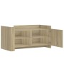 Mesa de centro madera de ingeniería roble Sonoma 100x50x50 cm de , Mesas de centro - Ref: Foro24-848362, Precio: 101,53 €, De...