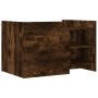 Mesa de centro madera de ingeniería roble ahumado 80x50x50 cm de , Mesas de centro - Ref: Foro24-848357, Precio: 85,70 €, Des...