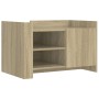 Mesa de centro madera de ingeniería roble Sonoma 80x50x50 cm de , Mesas de centro - Ref: Foro24-848355, Precio: 83,68 €, Desc...