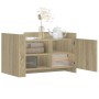 Mesa de centro madera de ingeniería roble Sonoma 80x50x50 cm de , Mesas de centro - Ref: Foro24-848355, Precio: 83,68 €, Desc...