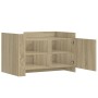 Mesa de centro madera de ingeniería roble Sonoma 80x50x50 cm de , Mesas de centro - Ref: Foro24-848355, Precio: 83,68 €, Desc...