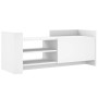 TV stand made of white plywood 100x35x40 cm by , TV Furniture - Ref: Foro24-848374, Price: 82,99 €, Discount: %