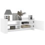 Mueble para TV madera contrachapada blanco 100x35x40 cm de , Muebles TV - Ref: Foro24-848374, Precio: 72,16 €, Descuento: %