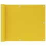 Toldo para balcón HDPE amarillo 75x600 cm de vidaXL, Sombrillas - Ref: Foro24-310995, Precio: 16,06 €, Descuento: %