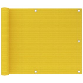 Toldo para balcón HDPE amarillo 75x600 cm de vidaXL, Sombrillas - Ref: Foro24-310995, Precio: 16,06 €, Descuento: %