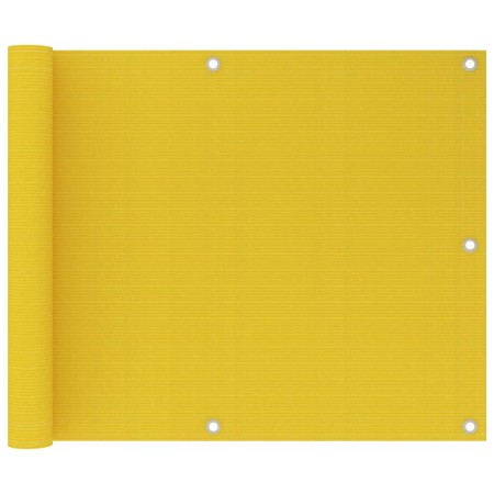 Toldo para balcón HDPE amarillo 75x600 cm de vidaXL, Sombrillas - Ref: Foro24-310995, Precio: 16,06 €, Descuento: %