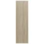 Estantería madera contrachapada blanco y roble 97,5x29,5x100 cm de vidaXL, Librerías y estanterías - Ref: Foro24-800176, Prec...