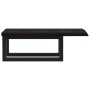 Wall-mounted steel and solid oak wood sink shelf by , bathroom vanities - Ref: Foro24-3302573, Price: 57,80 €, Discount: %