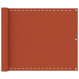 Toldo para balcón HDPE naranja 75x300 cm de vidaXL, Sombrillas - Ref: Foro24-311016, Precio: 11,06 €, Descuento: %