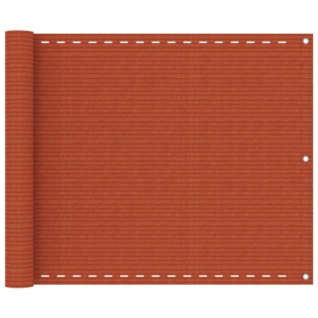 Toldo para balcón HDPE naranja 75x300 cm de vidaXL, Sombrillas - Ref: Foro24-311016, Precio: 11,06 €, Descuento: %