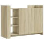 Aparador de madera de ingeniería roble Sonoma 100x35x75 cm de , Aparadores - Ref: Foro24-848411, Precio: 108,99 €, Descuento: %