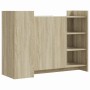 Engineered wood sideboard in Sonoma oak, 100x35x75 cm. by , Sideboards - Ref: Foro24-848411, Price: 108,99 €, Discount: %