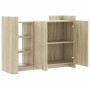 Aparador de madera de ingeniería roble Sonoma 100x35x75 cm de , Aparadores - Ref: Foro24-848411, Precio: 109,73 €, Descuento: %