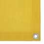 Toldo para balcón HDPE amarillo 75x400 cm de vidaXL, Sombrillas - Ref: Foro24-310993, Precio: 12,06 €, Descuento: %